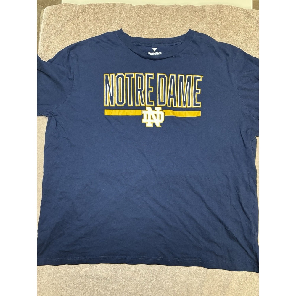 Notre Dame Fighting Irish Shirt Mens 3XL NCAA Football Long Sleeve Fanatics